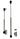 Gas Strut Stainless 255mm