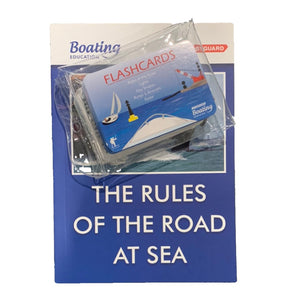 Boat code kit with rules of the road and flash cards
