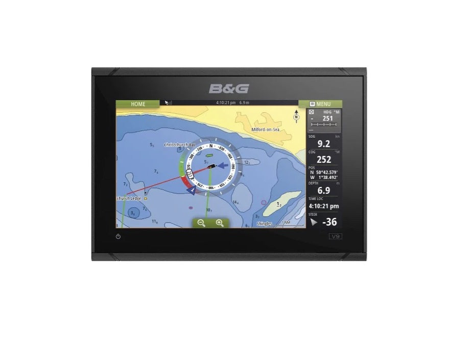Touch Screen Chartplotters B&G Vulcan 9 Chartplotter | Touchscreen GPS for Sailing – Barton Marine