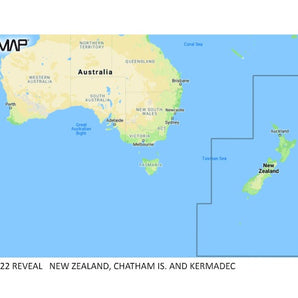 B&G Simrad Lowrance C-Map Reveal NZ Chart