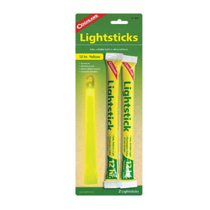 Coghlan’s yellow Cyalume light stick 2-Pack