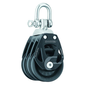 Harken 60mm Aluminum Element Triple Block Swivel