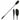 Two piece split shaft kayak paddle for recreational and fishing kayaks