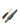 Rubber handle stainless steel bait knife with protective sheath for fishing