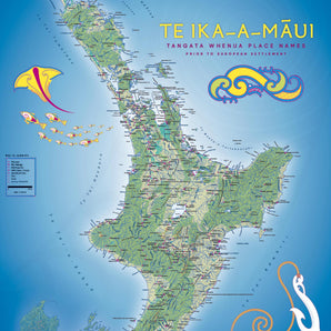 Aotearoa Te Reo Place Names - Te Ika-a-Maui (North Island)