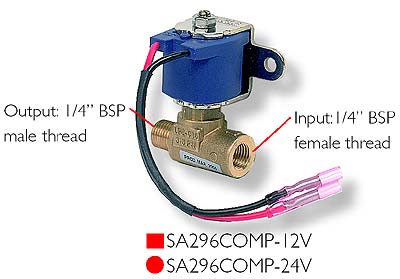 BEP 12V LPG Solenoid Shut Off SA296COMP-12V