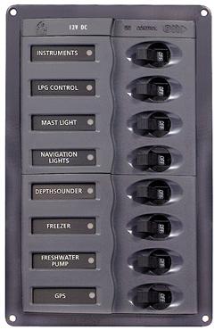 BEP 901V - 8 WAY CIRCUIT BREAKER PANEL