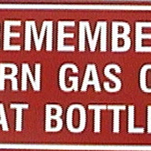 Gas sticker