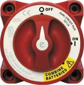Blue Sea E-Series 300A Battery Switch Dual Circuit Plus
