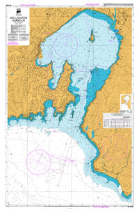 LINZ NZ4633 Wellington Harbour nautical chart – Barton Marine NZ