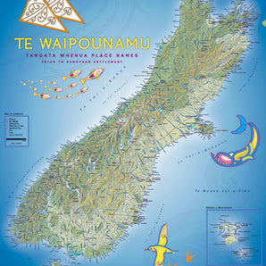 Aotearoa Te Reo Place Names - Te Waipounamu (South Island)