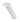 OceanSouth Rectangle Rod Holder 30deg White
