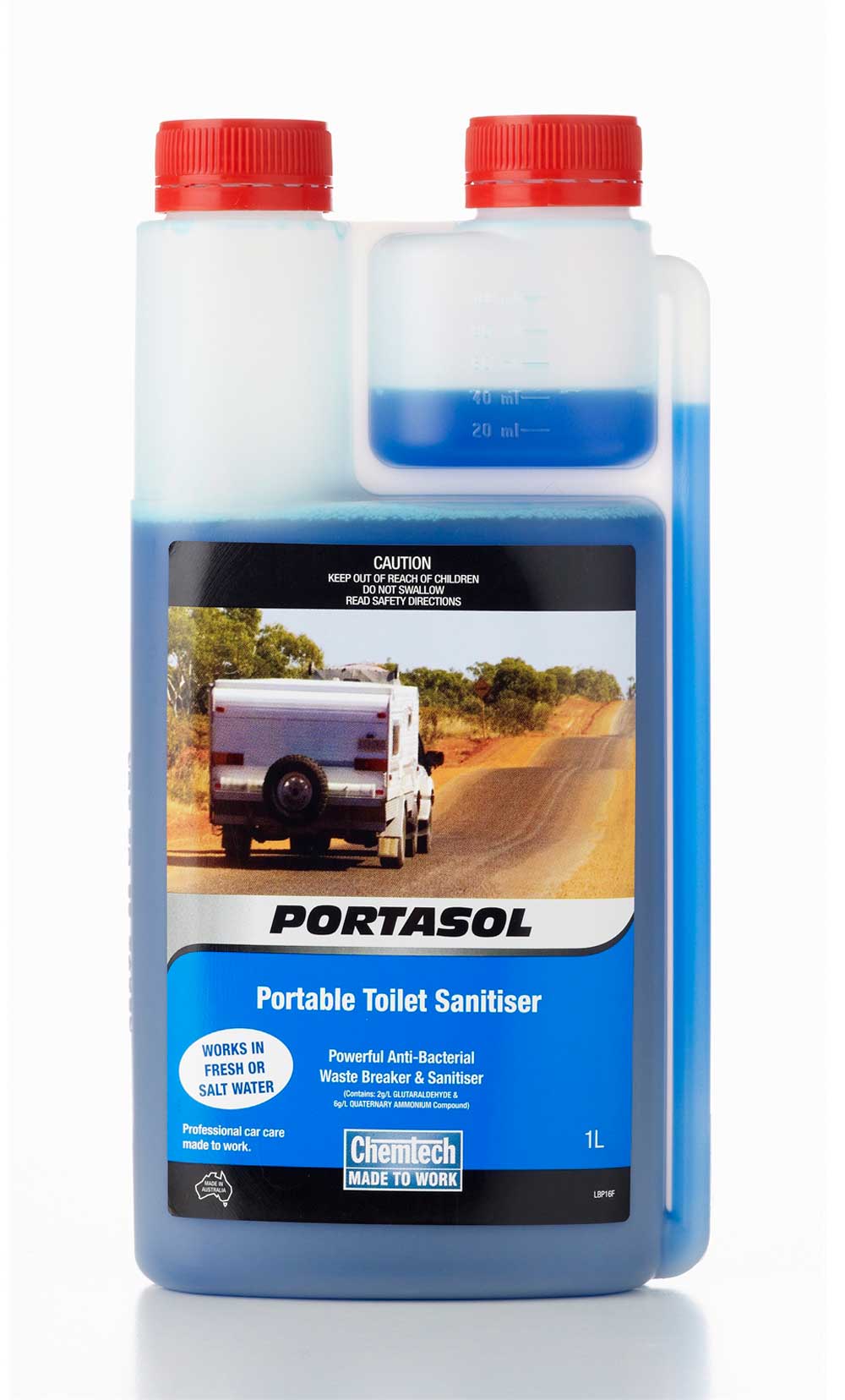 Portable Toilet Chemical - Portasol 1L