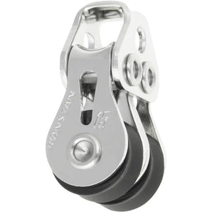 Ronstan RF15202 15mm Double pulley block, loop head