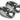 Ronstan RF8080GRY 5mm Sheaveless Shock Block Pair – Grey Anodised Aluminium