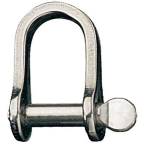 Ronstan RF1806 4mm Stainless Steel D-Shackle – Grade 316 Marine Hardware