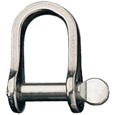 Ronstan RF617 shackle 1/4" pin – 316 stainless steel marine rigging NZ