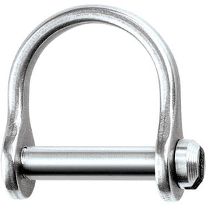 Ronstan RF1850S wide D shackle 1/8" pin – stainless marine rigging NZ