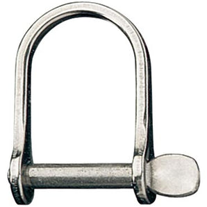 Ronstan RF1852 wide D shackle 3/16" pin – stainless marine rigging NZ
