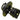 Tenob Black Drain Plug & Base - Large